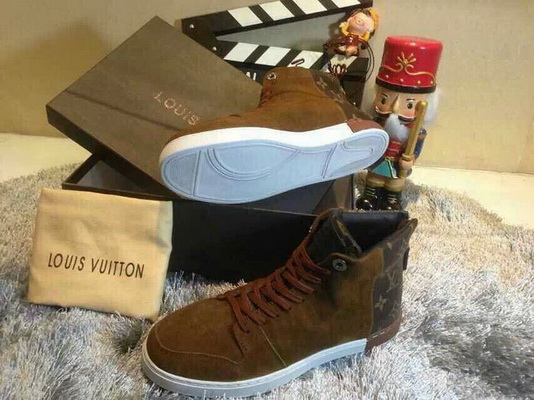 LV High-Top Fashion Men Shoes--040